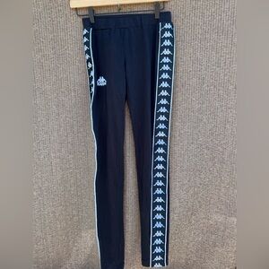 Kappa 222 Banda Anen 2 Leggings Streetwear Women's S Black & White
